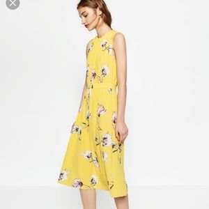 ZARA Midi Floral Dress